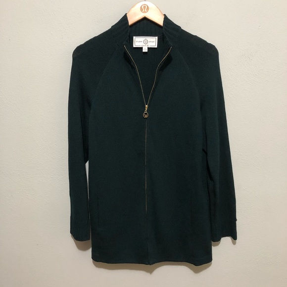 ⭐️St.John Sport Zip Up Jacket Green⭐️ - Picture 2 of 11